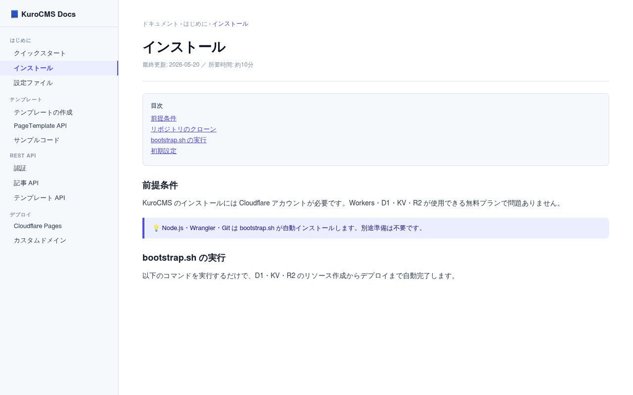 Docs & Wiki プレビュー